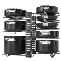 Imagem da promoção Organizador Vertical Panelas Frigideiras 8 Camadas Ajustável