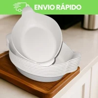 Imagem da promoção Kit 20 Petisqueira Barquinha Canoa Branca
