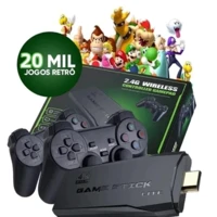Imagem da promoção Video Game Stick 4K Com 20000/30000 Jogos 64gb 2 Controles Sem Fio Console Portatil Original