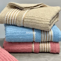 Imagem da promoção kit 3 Toalhas de Banho Banhão Luxo Tokio Gigante Canelada 140x75cm Banhão