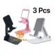 Atualizar!KIT 1/2/3 PCS Suporte Para Celular e Tablet Dobrável Portátil Ajustável Apoio Mesa em oferta