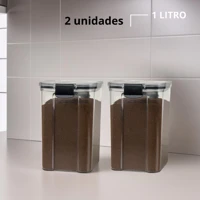 Imagem da promoção Kit 2 Potes Herméticos - 2x de 2.2L