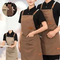 Imagem da promoção Avental Unissex Cozinha Profissional Dois Bolsos Frontal Ajustável