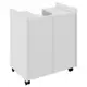 Gabinete Armário Coluna de Pia Banheiro Branco - Decoração Diferente em oferta