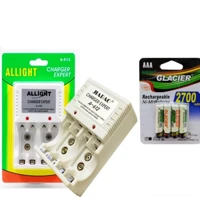 Imagem da promoção Kit Carregador de Pilhas AA/AAA e Bateria 9V Allight Charger Expert A-612D?