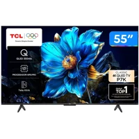 Imagem da promoção Smart TV 55" TCL 4K UHD QLED 55P7K Google TV AiPQ Google Assistente 3 HDMI 1 USB