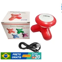 Imagem da promoção Mini Massageador Portátil Corporal para Relaxamento Tensão Elétrico USB e Pilha Mimo