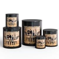 Imagem da promoção Kit Potes Porta Mantimentos 5 Pecas Decoracao Cozinha