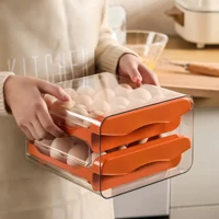 Imagem da promoção Porta Ovos 2 Andares Gaveteiro Organizador de Geladeira Empilhável Capacidade Para 32 Ovos