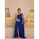 Vestido Feminino Longo com Capa Festa Casamento Madrinhas em oferta