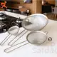 Kit 3 Peneira de Cozinha Aço Inox 10cm 12cm e 20cm Utensílios Grande para Confeitaria e Tapioca em oferta