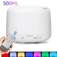 Imagem da promoção Umidificador Portátil 500ML Aromatizador Luz LED De 7 Cores Com Controle Remoto / Ambiente mais Agra