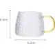 Xícara de vidro Borosilicate 350ml grande – ideal para chá e café em oferta