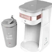 Imagem da promoção Cafeteira Elétrica Cadence Dream Rosé Gold Com Copo Térmico 110V