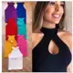 Kit de 3 Blusa Regata C/Bojo Gola Alta com Decote Gota em oferta