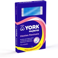 Imagem da promoção Hastes Flexíveis York  De Algodão Palinetes 75 Unidades