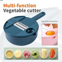 Imagem da promoção Brand New 12-em-1 bacia Cesta Fatiador cortador de legumes com uma cobertura vegetal Multifuncional