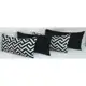 Kit 4 Almofada Retangulares Baguete Jacquard Suede decorativa em oferta