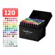 Conjunto Canetas Marcador Canetinha Ponta Dupla 120cores Kit em oferta