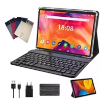 Imagem da promoção Tablet Com Teclado + Capa E Fone 6gb Ram 128gb Entrada Chip