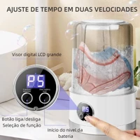 Imagem da promoção Mini Máquina de Lavar Portátil 1000ml – Lavadora Compacta