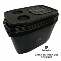 Imagem da promoção Caixa Termica Media 20 Litros Compact 360 Primeplas 26 Latas
