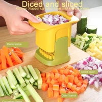 Imagem da promoção Cubos E Corte Artefato Multifuncional Aço Inoxidável Cenoura Vegetal Pepino Batatas Ferramenta Acess