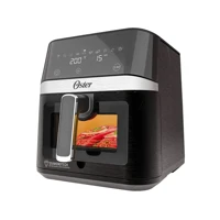 Imagem da promoção Air Fryer Oster DiamondTech Preto e Prata com Timer 6L