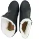 Bota coturninho c/ ziper e carneiro - sola tratorada 5cm em oferta