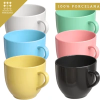 Imagem da promoção Jogo 6 Xicaras de Café Chá Porcelana 170 ml (sem pires) - Mundo da Porcelana