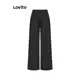 Lovito Calça Feminina Wide-Leg com Pregas em oferta