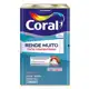 Tinta Acrílica Coral Rende Muito Standard Fosco 16L em oferta