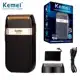 Máquina de Barbear Barbeador Elétrico Sem Fio Recarregável Kemei Classic Shaver Km-2024 Bivolt em oferta