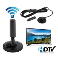 Imagem da promoção Antena Digital Amplificada Interna e Externa 1.5-5 Metros Base