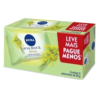 Imagem da promoção Sabonete em Barra Erva Doce & Óleos Promo 6 un. NIVEA 85g