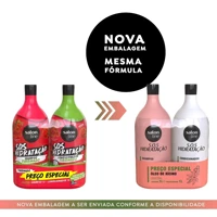Imagem da promoção Kit S.O.S Hidratação Óleo de Rícino Shampoo e Condicionador Litr