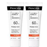 Imagem da promoção Principia Kit 2 Protetores Solares Facial PS-01 FPS 60
