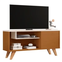 Imagem da promoção Aparador Buffet Multiuso Moderno Rack Sala Cozinha Bancada Para Tv 43 polegadas Com 1 Porta