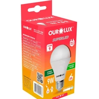 Imagem da promoção Lampada LED Bulbo OUROLUX Branca 9W Bivolt Base E27