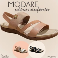 Imagem da promoção Sandália Rasteira Modare Feminina Ultra Conforto Ortopédica Calc