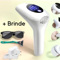 Imagem da promoção Depilador A Laser 900 Mil Pulsos Portátil Elimina Pelos Indolor Seguro e Eficaz