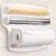 Porta Papel Toalha Triplo Suporte Rolos de Cozinha 3 em 1 em oferta