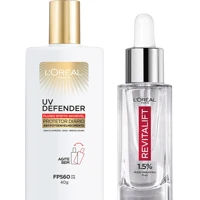 Imagem da promoção Kit Tratamento L'Oréal Paris Revitalift Hialurônico: Sérum 30ml + UV Defender Fluido 40g