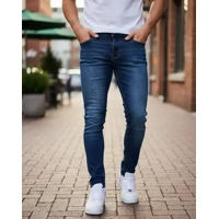 Imagem da oferta Calça Jeans Masculina Elastano Lycra