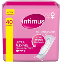 Imagem da oferta Intimus Protetor Diário Days, Cuidado Diário sem Perfume, 40 unidades