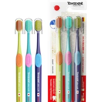 Imagem da oferta Escova de Dente Adultos, 5500 Cerdas Macia, Kit Família 3 Unidades