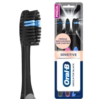 Imagem da oferta Oral-B Escova de Dentes Indicator, 3 Unidades, Preto