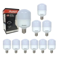 Imagem da oferta Kit 10 Lâmpadas Led 20w Bulbo 6500k Luz Branca Avant Luz Branco-frio