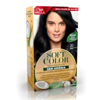Imagem da oferta Soft Color Tonalizante Creme Kit Preto 20