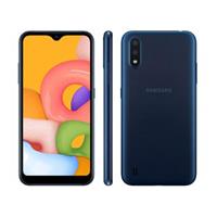 Imagem da promoção Smartphone Samsung Galaxy A01 32GB Azul Octa-Core - 2GB RAM Tela 5,7” Câm. Dupla + Câm. Selfie 5MP A